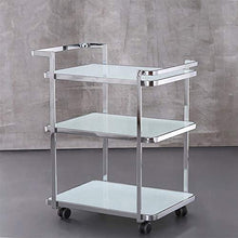 YIN YIN Carrello per ripiani Carrello for mensole, cremagliera da cucina in acciaio inossidabile moderno e semplice, elegante e intelligente hotel da cucina di alta qualità, cremagliera for dolci da c