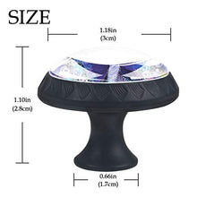 pavone (2) 4 PCS Pomelli per Porta, Pomolo per Mobile, Pomelli per Mobili con Viti, Maniglia per Armadietto, Pomelli per Porta, Pomelli per Cassetti per Porta, Armadio, Cassetto e Credenza