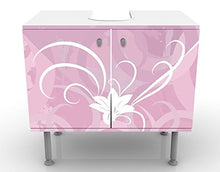 Apalis Design Vanity Airy Love 60 x 55 x 35 cm, piccolo, 60 cm di larghezza, regolabile, lavabo, mobiletto da bagno, base per bagno, stretto, piatto