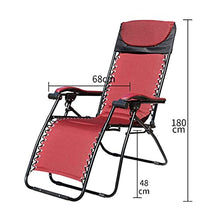 Sywlwxkq Sedie Heavy Duty Zero Gravity, Sedia Reclinabile Pieghevole, Sedie da Spiaggia, Lettini da Sole, Sedie a Sdraio Lettino, Sedia Reclinabile, Spiaggia Patio Giardino Campeggio, Super
