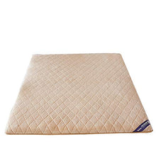FDesign Ispessita 7cm Quilted Mattress Protector, Tradizionale Morbido Materasso Tatami Materasso Pad Student Dormitory per Lo Yoga o per Il Campeggio,Camel,180 * 200cm