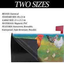 Casella postale magnetica per pittura a animali, galline e galline di galline, galline, galline, animali domestici, grandi dimensioni 64,8 x 53,3 cm