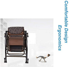 Sedia a dondolo pieghevole da giardino per adulti relax relax | sdraio sdraio sdraio sdraio sdraio con cuscini