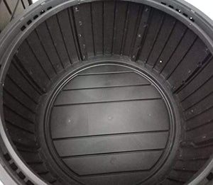 XLLLL Cassapanca da Esterno Box Contenitore per Rifiuti in Plastica da Giardino Scatola per Ricevimenti All'aperto Tavolo per Ricevimenti Rotondo Negozio da Banco Impermeabile