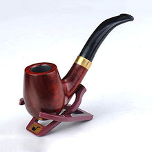 Pipa per tabacco intagliata, set da fumo per uomo, pipa per affumicare a superficie liscia, per Father Smoker, A1