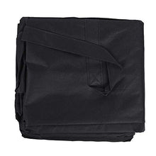 Nimomo NIMOA Sacco portaoggetti per Cuscino: Grande Borsa portaoggetti per Cuscini per mobili da Esterno, Organizer da Giardino Impermeabile alla Polvere(S-Nero)