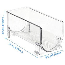 TTBD 4Pack Frigorifero Organizer Cucina Portabottiglie Portabottiglie Impilabile Portabottiglie Portabottiglie Espositore Frigo Cucina