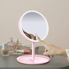 CRYPY Specchio per Il Trucco con medicazione Luminosa a LED Specchio Beauty Ring Light Mirror Beauty Tools per Foto Fill Light Small Mirrors
