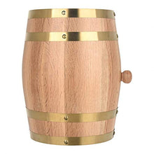 GOTOTOP 5L/10L Botte di Vino Dispenser,Vino Barile Oak Barrel con Rubinetto,Barile per Barile di Legno per archiviazione o Aging Wine (5L)