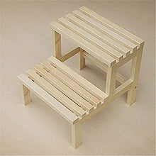 Sgabello Scaletta Pieghevole 2 Step Ladder Sgabello Stato in legno massello Sgabello Sgabello Sgabello Bach da bagno Bach da bagno Bagno in legno Poggiapiedi Sgabello Doppio strato Scalata ad alto ped