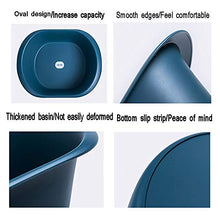 GYL Bacino Pieghevole XSJZ Lavabo di Plastica, Lavabo Rettangolare Lavabo per Ispessimento Grande Adatto per Lavabi per La Casa Lavaggio Piatti 4 Colori (Colore : Gray)