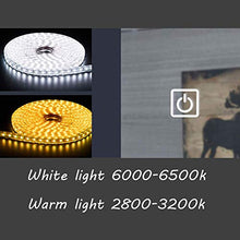 Specchio Rotondo retroilluminato, Specchio da Bagno Illuminato a LED da Parete, specchi per Trucco con sensore di Luce Touch Control, vanità, Camera da Letto (20 Pollici)