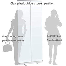 KMILE Cancella Scudo Protettivo per Film, divisorio in plastica Pop-up, Trasparente (Color : Thicken 31.49x70.86in)