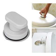 Delaspe - Maniglia a ventosa per porta da bagno, adatta per famiglie