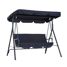 Copertura superiore ricambio tettuccio altalena - Copertura tettuccio di ricambio per altalena 2 posti / 3 posti - Copertura altalena per aliante per tenda da sole impermeabile (B, 190×132×15cm)