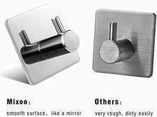 Adesivo Ganci Portasciugamani, Acciaio Inox Cappotto Gancio impermeabile Appendiabiti ganci a Parete Porta Accappatoio Asciugamano per Cucina Bagno Senza Forare autoadesivo,4 Pezzi