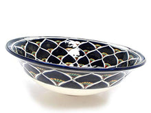 Carmelita – Lavandino messicano in ceramica – Cerames | Vasca 40,5 cm x 15 cm | Lavabo da appoggio in Messico per bagno, ospiti, WC