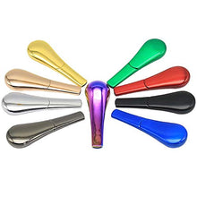 Big Bargain Store Mini pipa Pipa per tabacco Regalo per padre Marito Ragazzo 3,8 pollici Pipa Design speciale Set di pipe per tabacco in metallo Pipa in metallo Pipa rimovibile di personalità Red