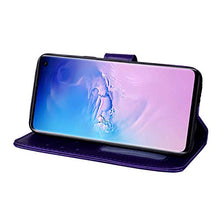 Saceebe Compatibile con Huawei Honor 8 Custodia pelle Cover a libro Portafoglio Flip Case [Custodia in pelle goffrata Love con cordino] Farfalla diamante 360 Grado Anteriore e posteriore Cover,viola