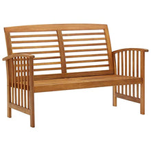 SKM Set Divani da Giardino 3 pz in Legno Massello di Acacia (33.5kg) Marrone-7972