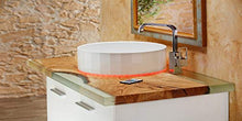 Lavabo illuminato con LED, comando vocale tramite Alexa, telecomando