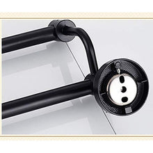 Yardwe - Portasciugamani doppio da bagno, in acciaio inox, con montaggio a parete, da cucina, da 50 cm