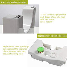 Sgabello WC Pieghevole, Sgabello da Toilette, Sgabello Water Adulti, Squatty Potty Regolabile,Aiuto e Sollievo Contro Stipsi e Gonfiore A