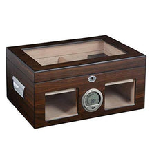 Cigar Box Set Cigar Box Cigar umidificatore umidificata Cigar Box Doppio Strato di Cigar Box Grande capacità Cigar Box Circa 120 Piano di Vernice (Color : Red, Size : 38 * 26.6 * 18cm)