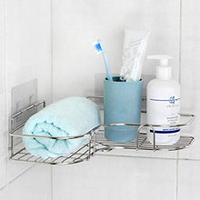SYyshyin Mensola per Bagno autoadesiva per Doccia Mensola per Bagno in Acciaio Inossidabile Perforato