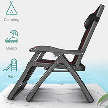 JFFFFWI Sedia Pieghevole Zero Gravity Sedia da Salotto Pieghevole, Sedia da Giardino reclinabile di Regolazione Sedia da Spiaggia Sedia reclinabile Portatile da Esterno con bracciolo massaggiante, p