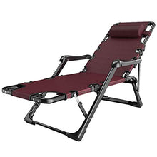 SHUAIIJUAN Sedia per il tempo libero domestico Sedie Sdraio da spiaggia reclinabili |Outdoor Leisure Chair |Pieghevole reclinabile for adulti |Patio Lounge Recliners Lettino Relaxer Sedia for Beach Ca
