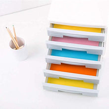 Archivi di File Forniture di Alta qualità Livelli Alto-Trasparente Resina cassetti Data Storage Box Office Tavolo Desktop Cupboard Pp di plastica - 26.5x34.4x25cm libreria (Color : White)