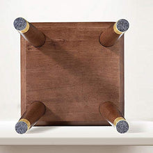 Sgabello in Legno massello Nordico casa Salotto Piccola Panca Rete Scarpe Rosse Panca Sgabello Sedia in Legno massello per Creare Una Pratica e Selvaggia Copertura del Piede Color Rame