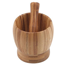 Unknow Tigkley Strumento di Cottura della Cucina del Barattolo di Aglio della libbra della Famiglia della schiacciatrice Manuale di bambù,Nessun Coperchio,L