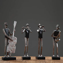 SWNN decorazioni per la casa soggiorno vino armadio ufficio modello decorazione della stanza ornamenti regali creativi artigianato arredamento nordic musicisti (dimensioni: C)