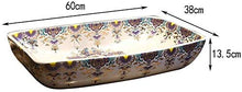 TONGS Bathroom Lavandino, Bacino Del Contatore Ceramica per Usi Domestici Sink Arte Fatta a Mano Lavabo bella Durable/D