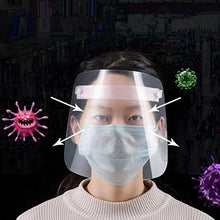 PRETYZOOM 3 Pezzi di Protezione per Schizzi Facciali Protettivi Protettivi Anti-Olio Schizzi Trasparenti Visi Protettivi Anti-Saliva Protezione Viso Occhi Bocca Isolamento (Colore Casuale)
