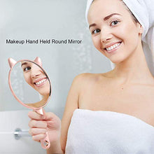 No/Brand Specchio per Il Trucco delle Mani Carino Simplicity Specchio da Viaggio Portatile MakeupTool Specchio con Lente d'Ingrandimento Multifunzione alla Moda