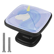 Unicorno addormentato 4 PCS Pomelli per Porta, Pomolo per Mobile, Pomelli per Mobili con Viti, Maniglia per Armadietto, Pomelli per Porta, Pomelli per Cassetti per Porta, Armadio, Cassetto e Credenza