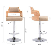 Counter Height Bar Stool Light Weight Industrial Metal Barstool per Kitchen Counter Farmhouse Swivel Bar Sedia Regolabile Stools con Schienale in Legno