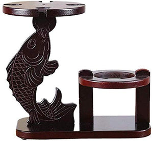 Scaffale Legno Porta Vino Scaffale Legno Porta Vino Portabottiglie In Piedi Porta Bottiglie E Vetro - Può Contenere 1 Bottiglia Di Vino Rosso E 4 Bicchieri Da Vino