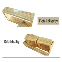 RCLD Una partizione Riferimento specifico Taglie Grande mensola Rettangolare spazi di stoccaggio Funzionali visualizzazione Piccolo cubo Taglie Oggetti preziosi di Legno, di Legno: Pino