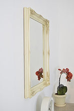 MirrorOutlet 0,6 m x 1 FT8 61 cm x 51 cm bianco antico shabby chic specchio da parete con cornice