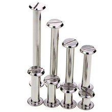 Lecimo 200 Pezzi Viti nichelate Kit assortimento Libri per Rivetti Vite a Testa cilindrica