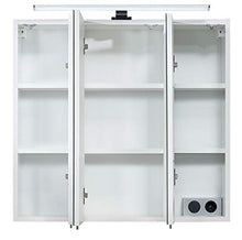 Pelipal 360 Balu Armadietto a Specchio, Legno ingegnerizzato, Lucido Bianco, 70/75/20 cm