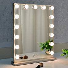 BEAUTME Hollywood Specchio da toeletta con luci, specchio dimmerabile da tavolo / da parete per trucco cosmetico illuminato