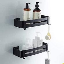 AINIYF Bagno Bagno Doccia Mensola Organizzatore Parete di Alluminio dello Spazio Punch Colla Libera Drain Hook (Colori: 3#)