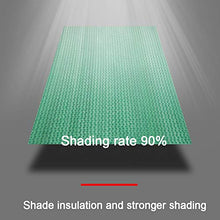 XIAOXIAO Rete ombreggiata Paralume Net-90% Schermo Solare Schermo Solare Balcone Patio per Fiori Tetto Esterno Schermo Isolante per Auto con Asola Verde (Size : 3x3m)