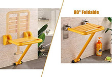 LXYYSG Sedile Doccia Ribaltabile, Sgabello a Parete Pieghevole Bagno Doccia Sgabello Sedia Pieghevole, Antiscivolo Sgabello Bagno, Facile da Installare, per Anziani Senior, Disabili, Donna Incinta