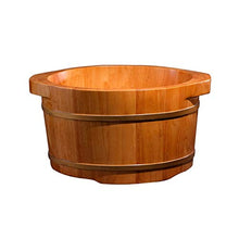 LIZHIQIANGyupen Pediluvio in Legno, Vasca per Pedicure Massaggio Termale Pediluvio in Rovere Barre, Pedicure Lisci E Delicati Vasca per Piedi in Legno Massello